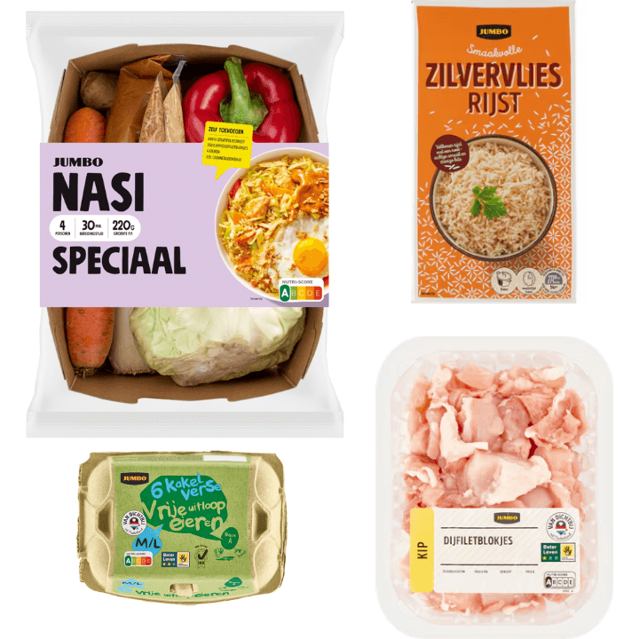 Verspakket Indonesische Nasi Speciaal 4 Personen
