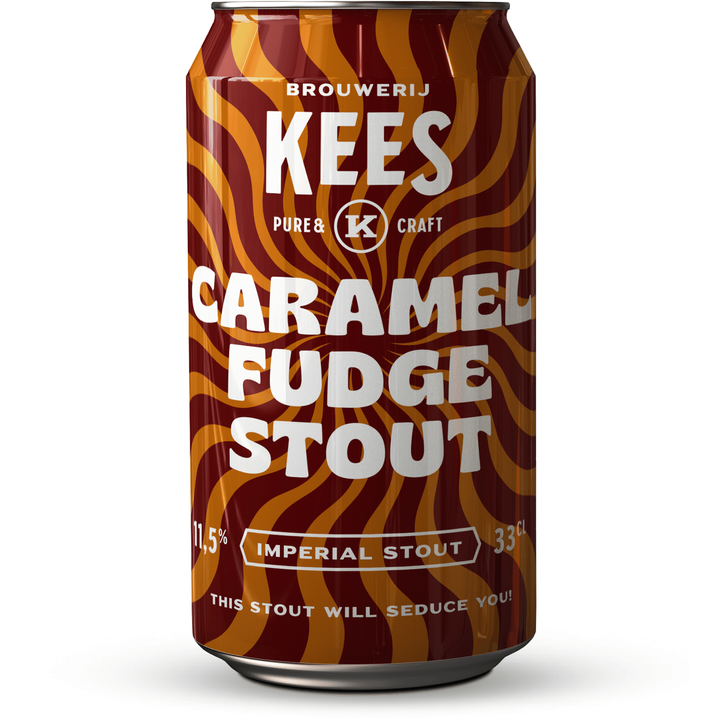 Brouwerij Kees - Caramel Fudge Stout - Blik - 330ML