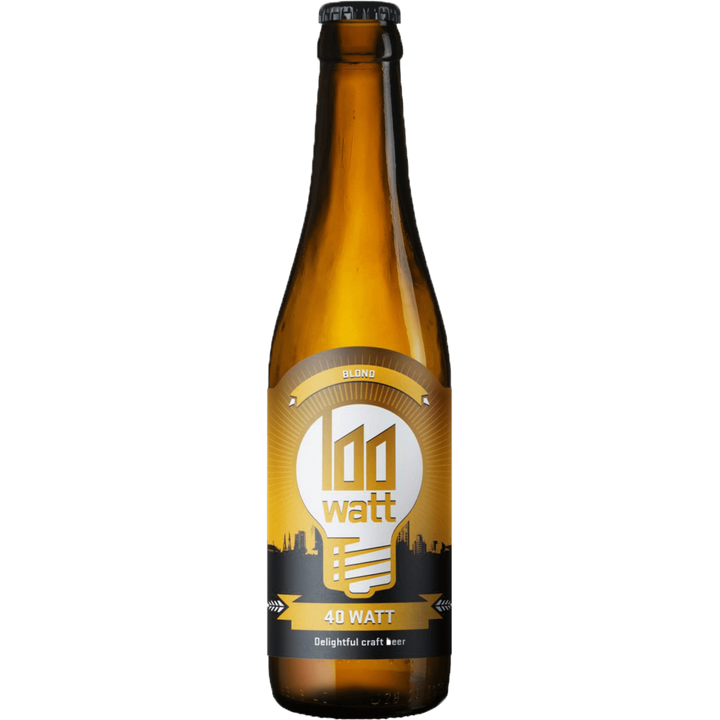 100 Watt - Blond 40 Watt - Fles - 330ML