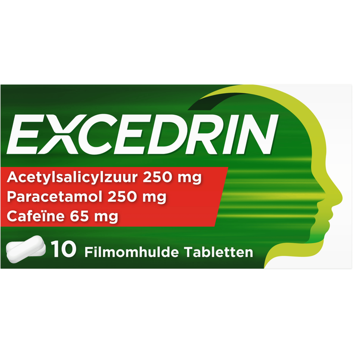 EXEDRIN Excedrin Tabletten voor pijnstilling bij migraine, 10 stuks
