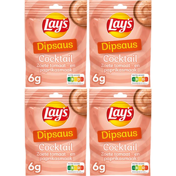 Lay's Dipsaus Cocktail Zoete Tomaat-en Paprikasmaak 6 gr