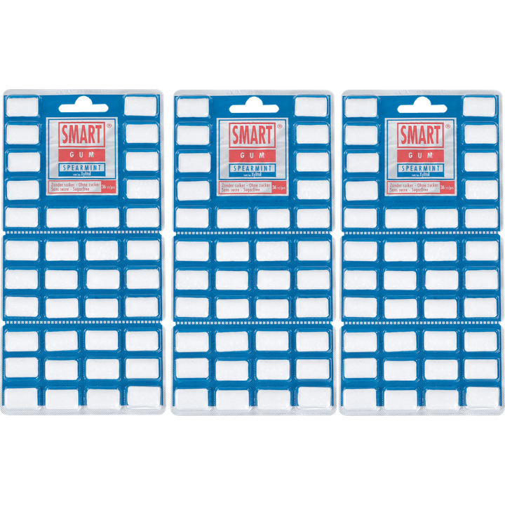 Smart Gum Spearmint met Xylitol 3 x 36 Stuks