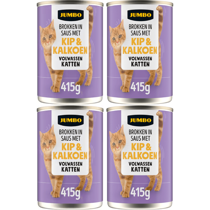 Brokken in Saus met Kip & Kalkoen