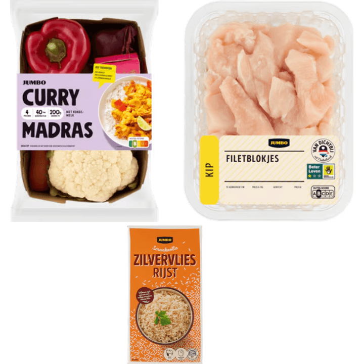 Verspakket Curry Madras 4 Personen
