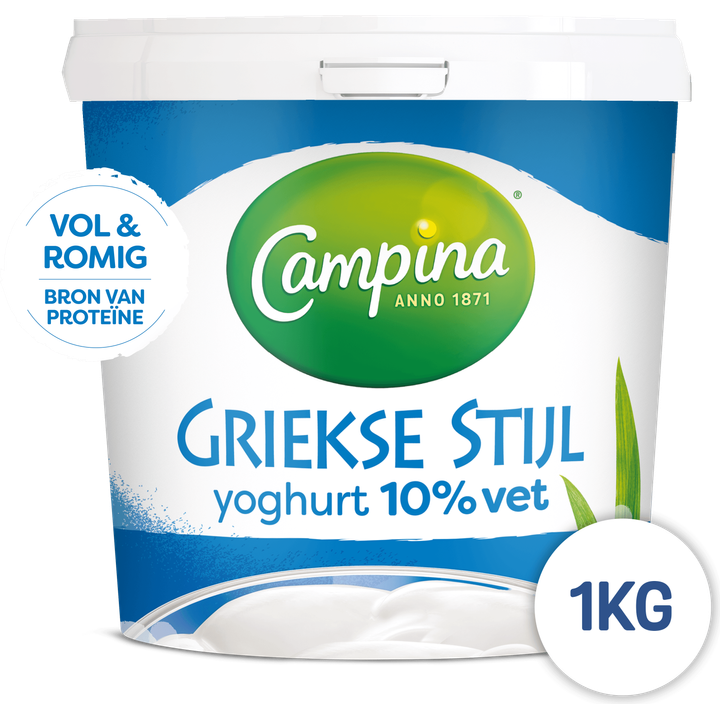 Campina Griekse Stijl Yoghurt 10% Vet 1 kg