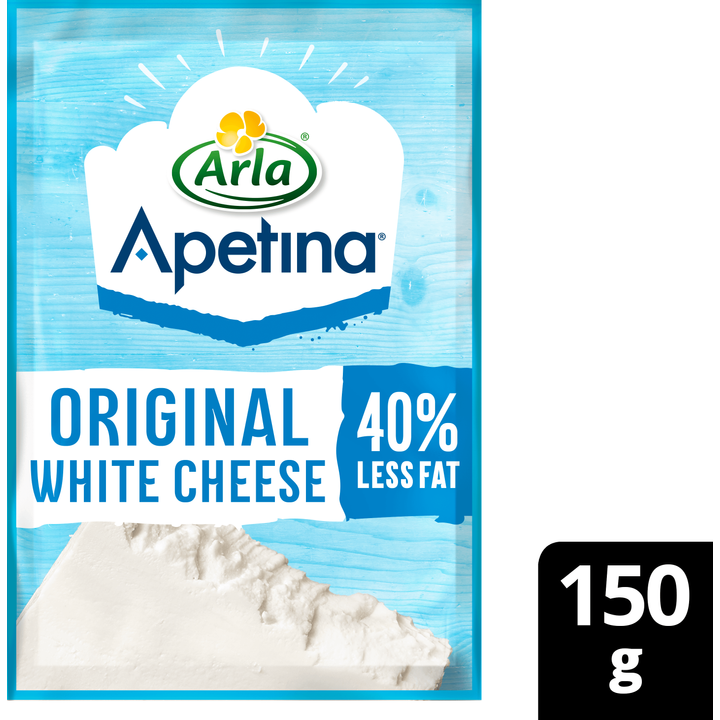 Arla Apetina witte kaas plak 40% minder vet