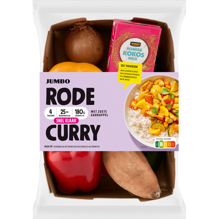 Rode Curry Verspakket 4 Personen