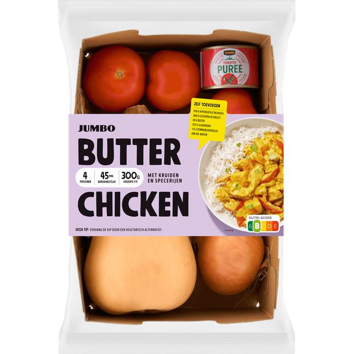 Butter Chicken Verspakket 4 Personen