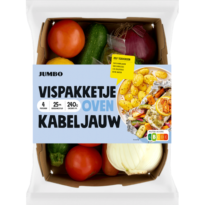 Vispakketje Kabeljauw Verspakket 4 Personen