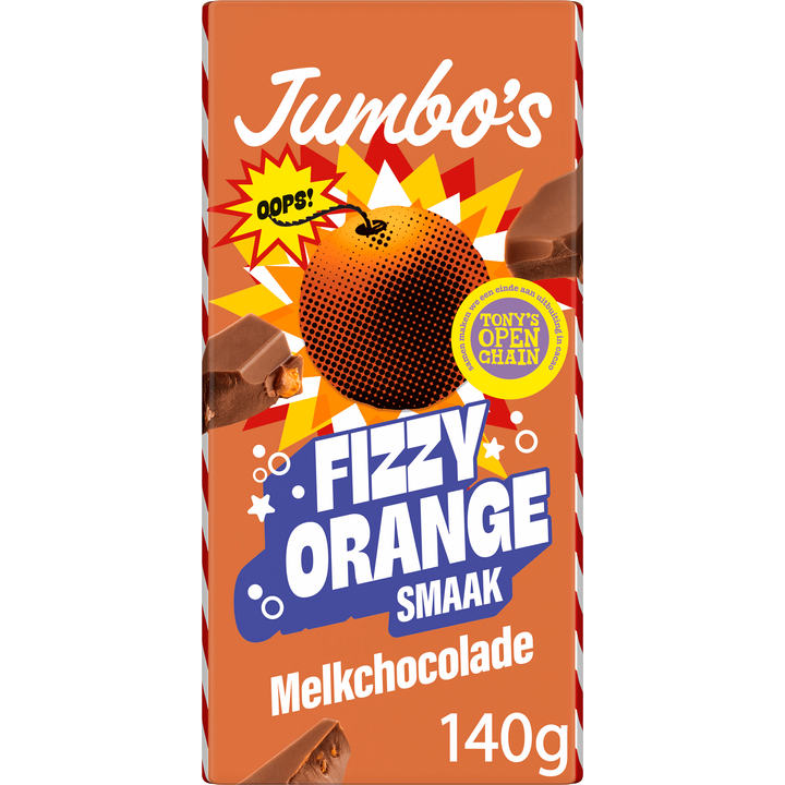 Melkchocolade Fizzy Orange