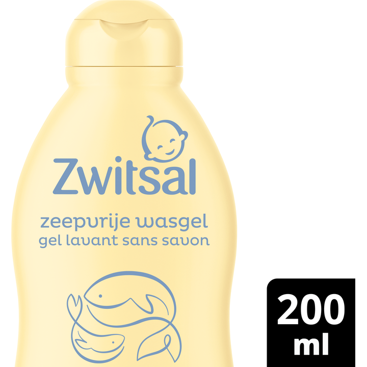 Zwitsal Zeepvrije Wasgel Baby 200 ml