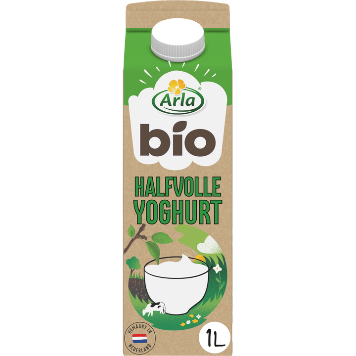 Arla Biologisch Milde Halfvolle Yoghurt 1 L