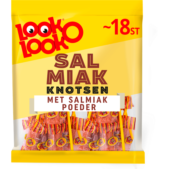 Look-O-Look Salmiakknotsen Voordeelverpakking 195g