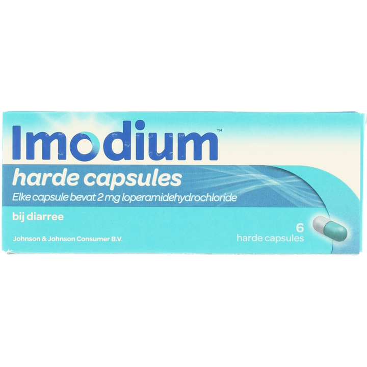 Imodium Harde Capsules bij Diarrree 6 Stuks