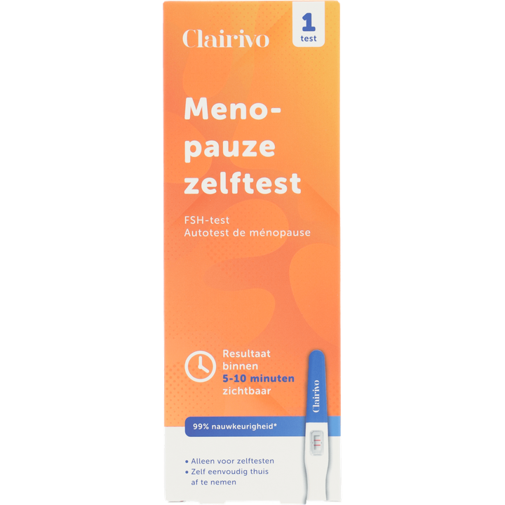 Clairivo Zelftest Menopauze 1st