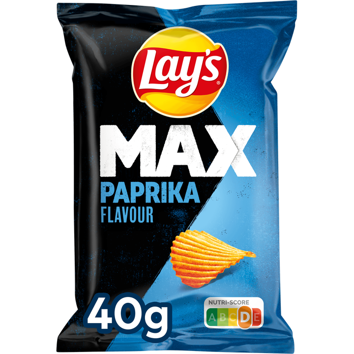 Lay's Max Ribbel Chips Paprika 40 gr