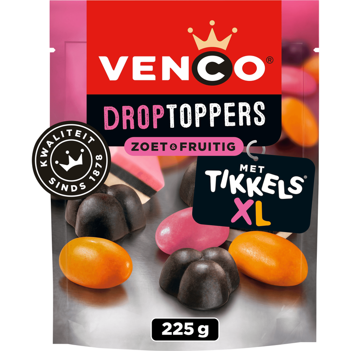 Droptoppers Zoet & Frutig met Tikkels XL
