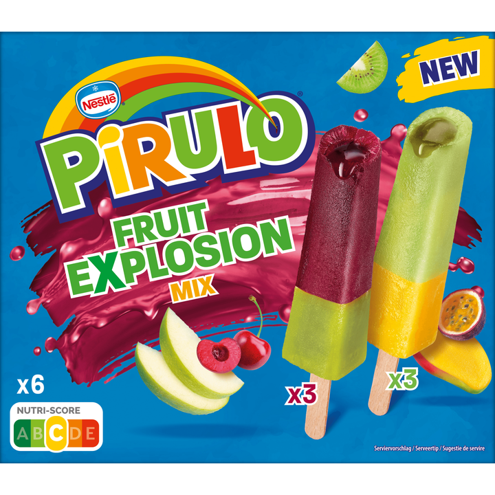 PIRULO Fruit Explosion 42ml 6 stuks
