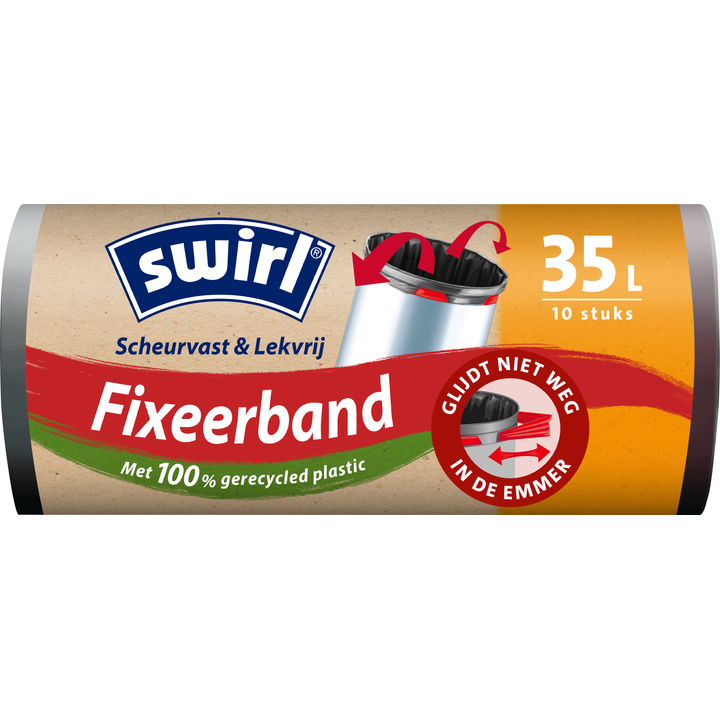 Vuilniszakken met Fixeerband 35 liter