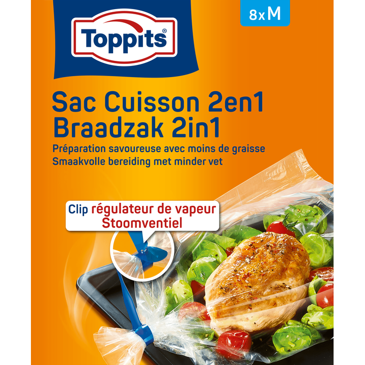 Braadzak 2in1 M 8 Stuks