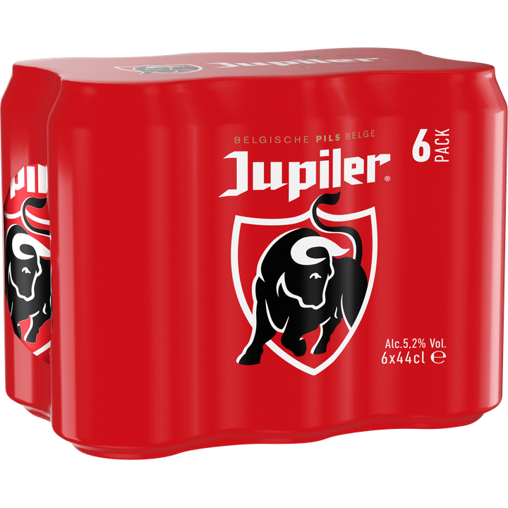 Jupiler Belgische Pils Bier Blikken 6 x 44 cl