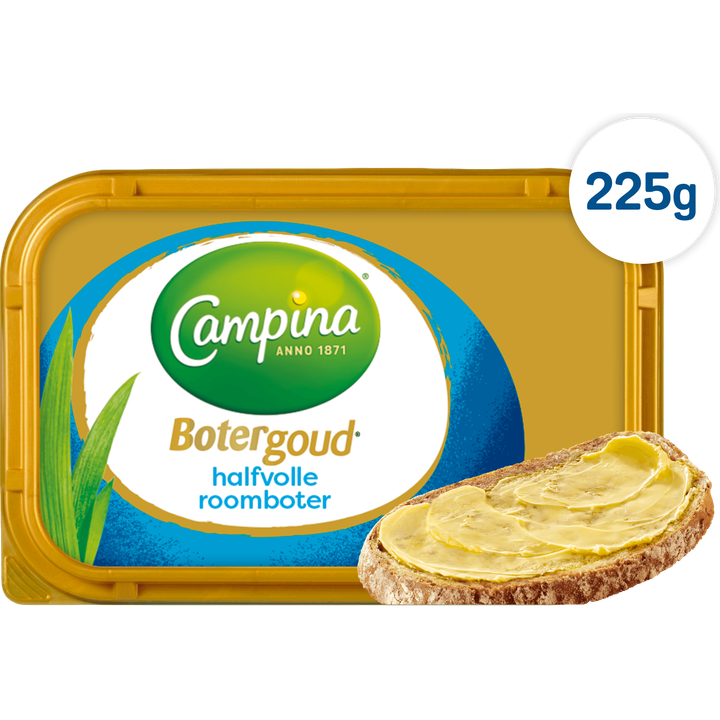 Campina Botergoud Halfvolle roomboter 225 g