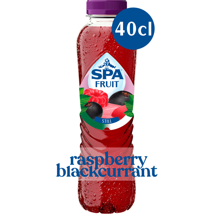 SPA FRUIT Niet-Bruisende Fruitige Frisdrank Raspberry Blackcurrant 40 cl