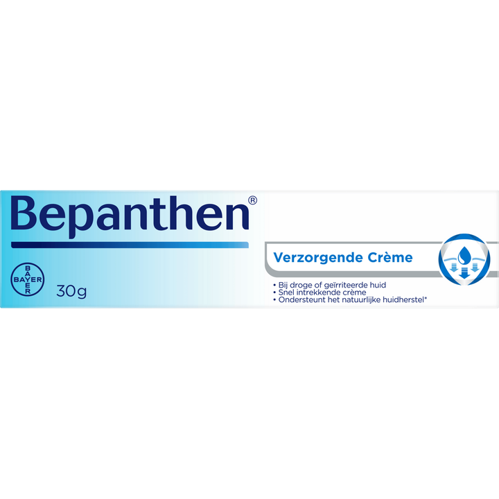 Bepanthen Verzorgende crème bij geïrriteerde en droge huid, 30g