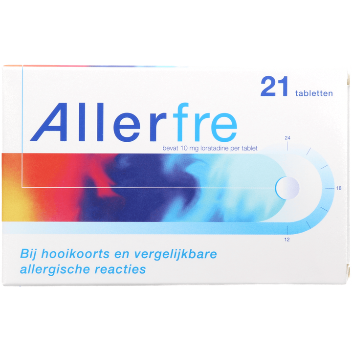AllerfreTabletten bij hooikoorts of allergie 10mg, 21 stuks