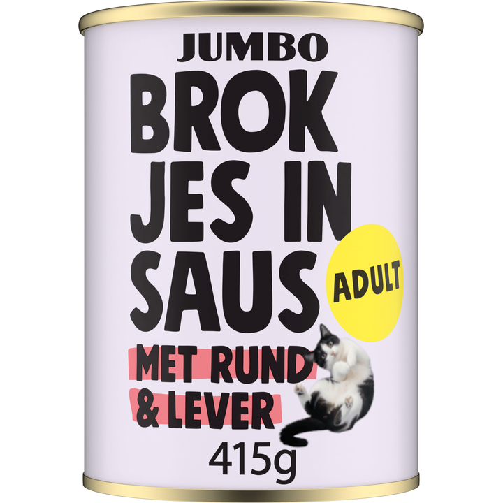 Brokjes in Saus met Rund & Lever Adult