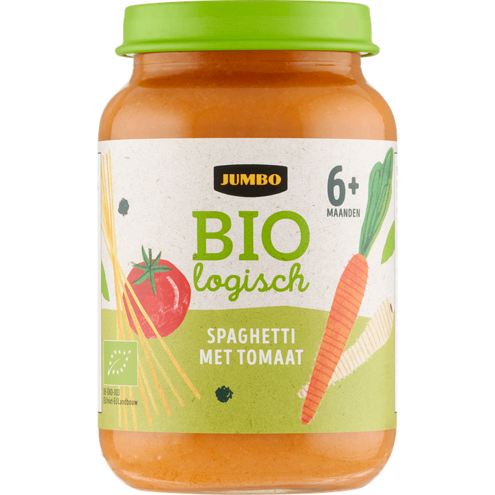 Biologisch Babyvoeding Spaghetti met Tomaat 6+ Maanden