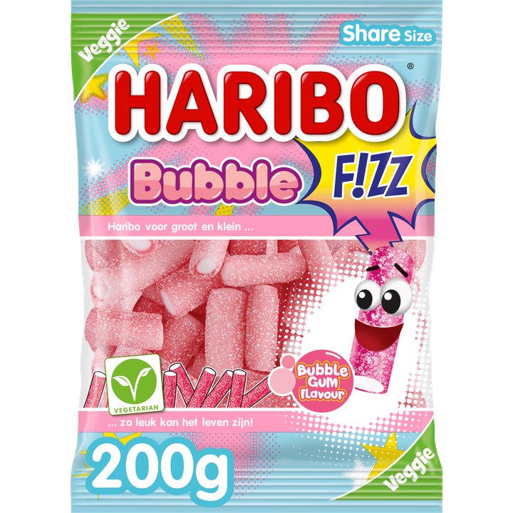 Haribo Bubble Fizz 200 g Zak