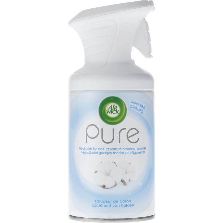 Air Wick Pure Luchtverfrisser Spray - Zachtheid van Katoen - 250 ml - Luchtverfrisser
