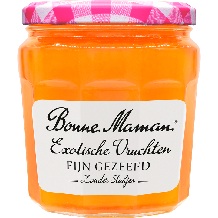 Bonne Maman Exotische Vruchten Fijn Gezeefd zonder Stukjes 345g