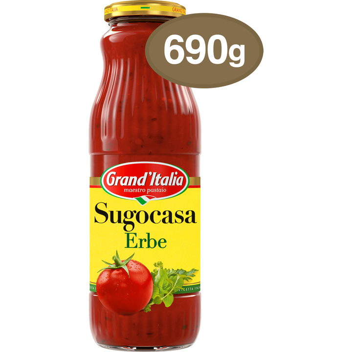 Grand'Italia Sugocasa Erbe met kruiden Pastasaus 690 g