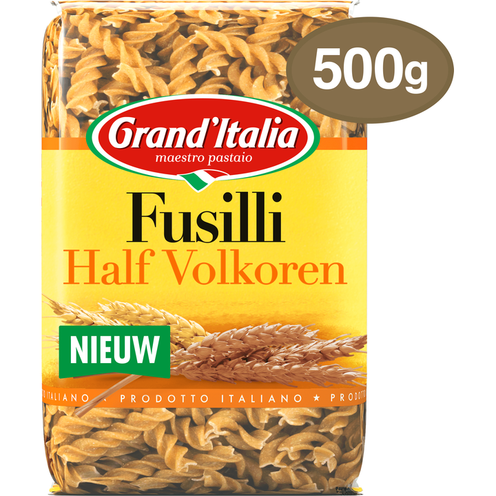 Grand'Italia Fusilli half volkoren 500 g