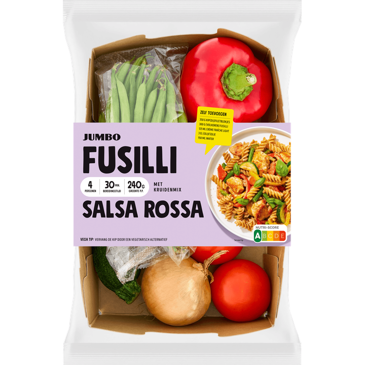 Fusilli Salsa Rossa Verspakket 4 Personen