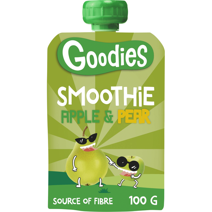 Goodies Knijpfruit Smoothie Appel & Peer 100 g