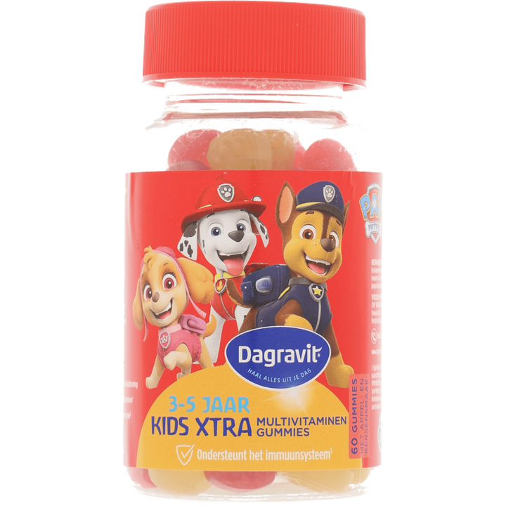 Dagravit Dora Kids-Xtra multivitaminen gummies, 60 stuks