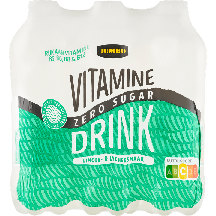 Vitamine Drink Zero Sugar Limoen- & Lycheesmaak