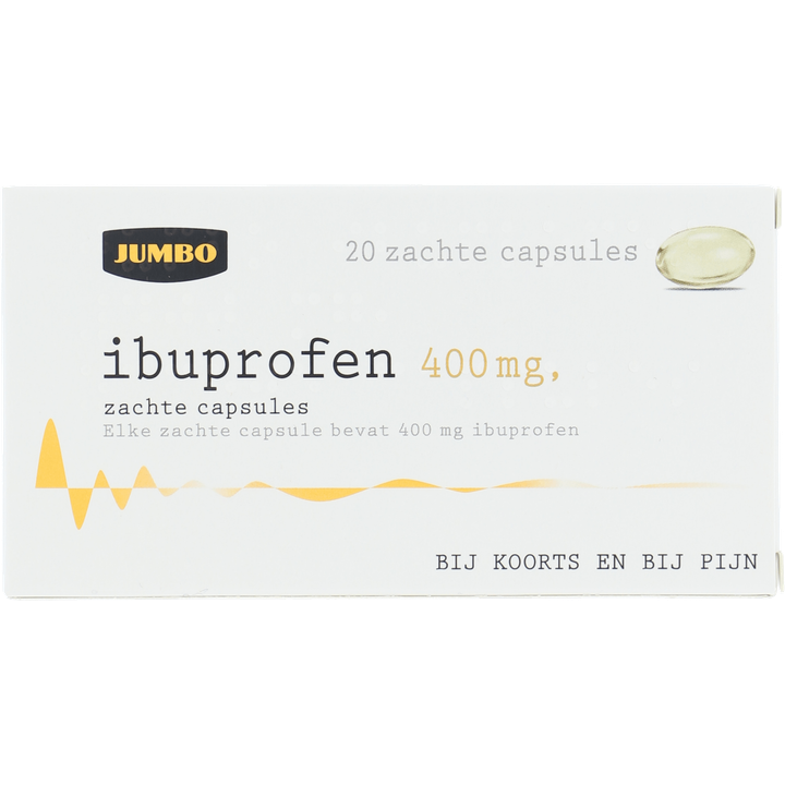 Jumbo Ibuprofen 400mg Capsule 20 Stuks