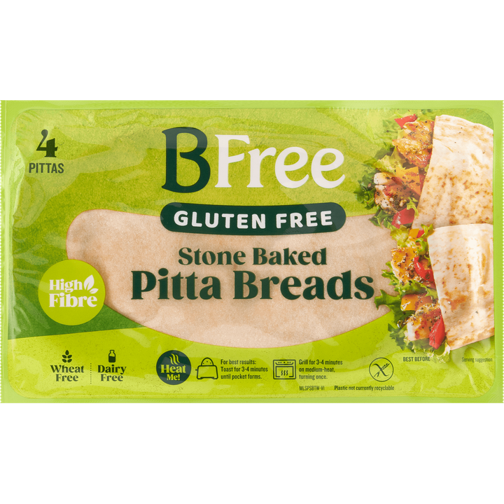 BFree Gluten Free Stone Baked Pitta Breads 4 Stuks 220 g