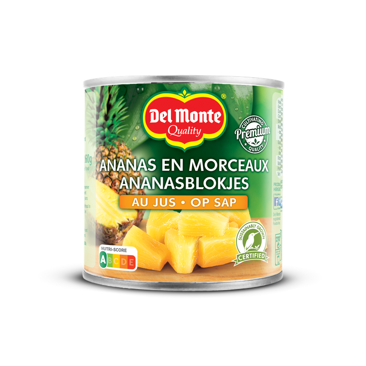 Del Monte Ananasblokjes op Sap 435g
