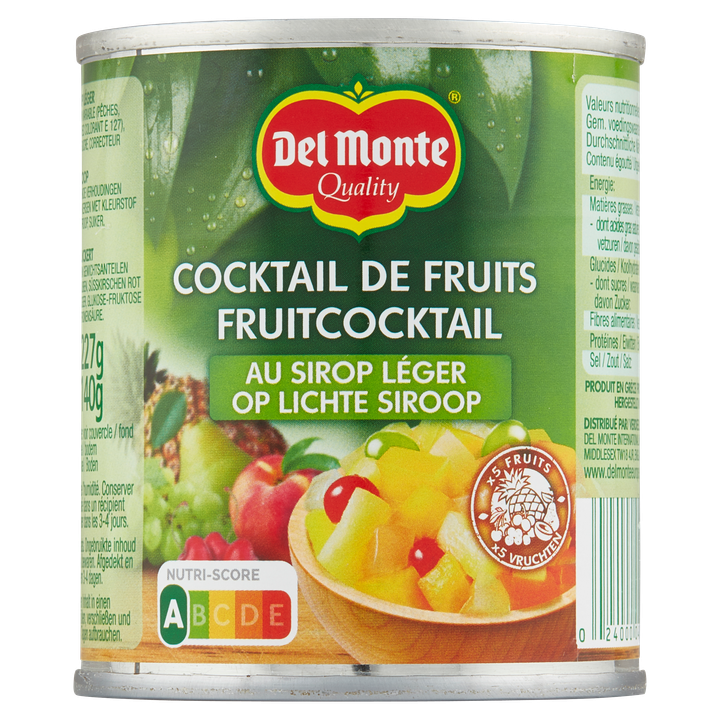 Del Monte Fruitcocktail op Lichte Siroop 227 g