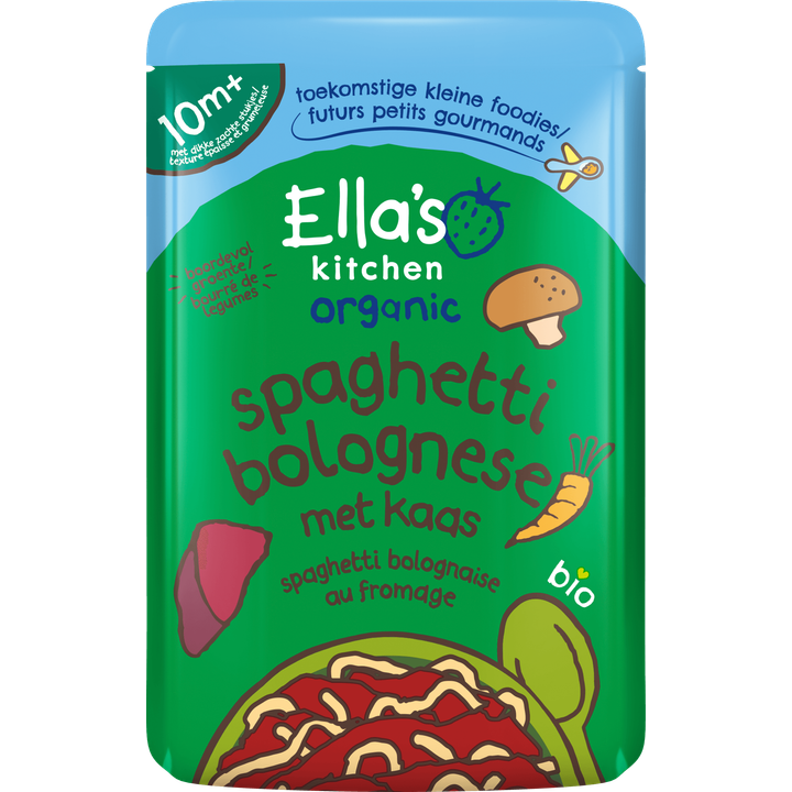 Ella's Kitchen Bio Organic Spaghetti Bolognese met Kaas 10+ Maanden 190 g