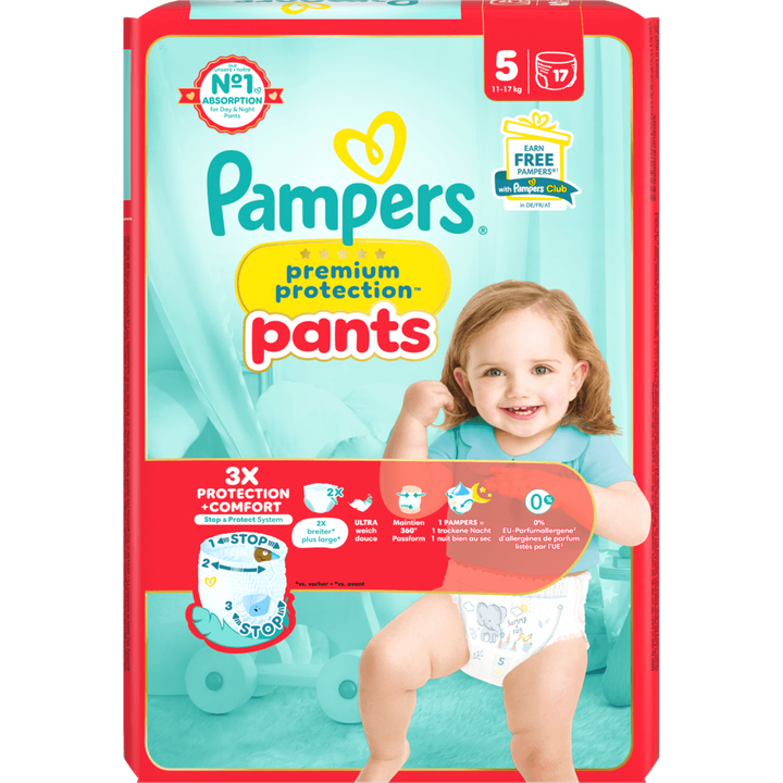 Pampers Xxl-Pakken Premium Protection Luiers Maat 0 T/M 3