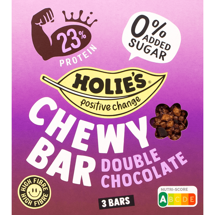 Holie's Chewy Bar Double Chocolate 105g