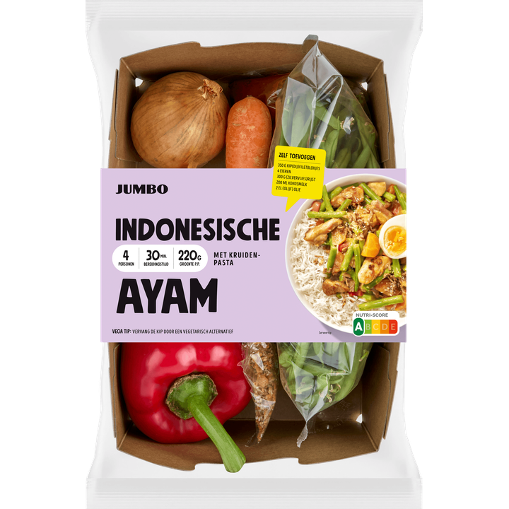 Indonesische Ayam Verspakket 4 Personen