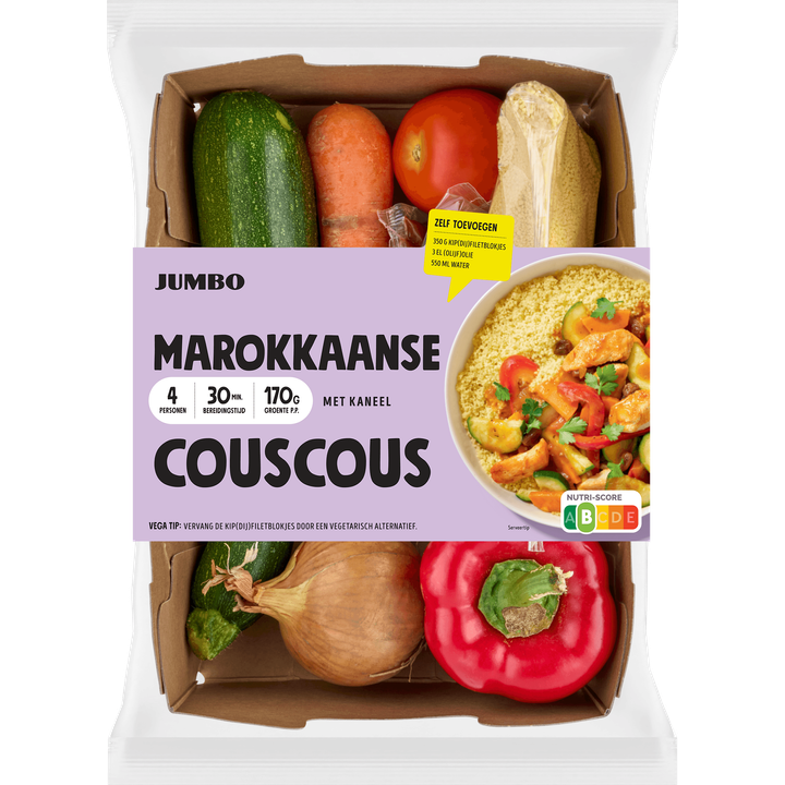 Marokkaanse Couscous Verspakket 4 Personen