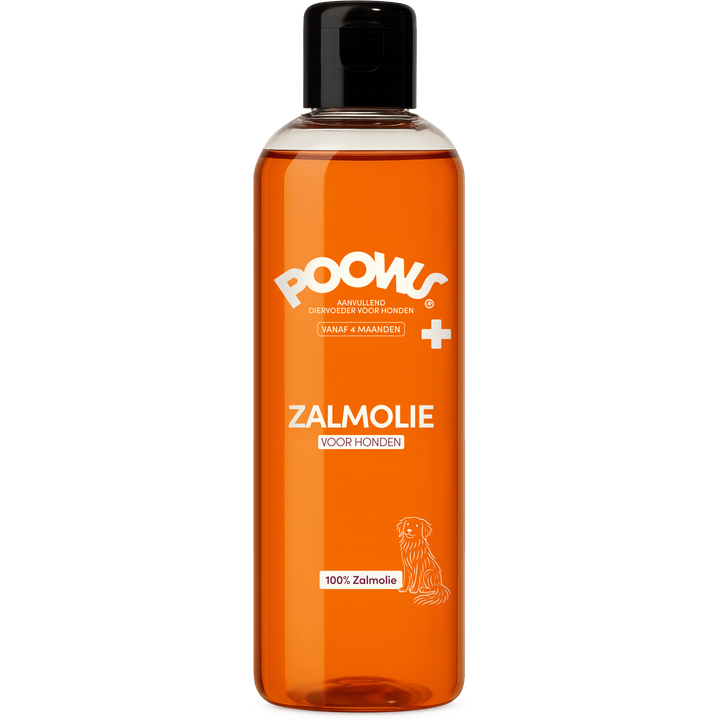 Poows 100% Zalmolie voor Honden 250 ml